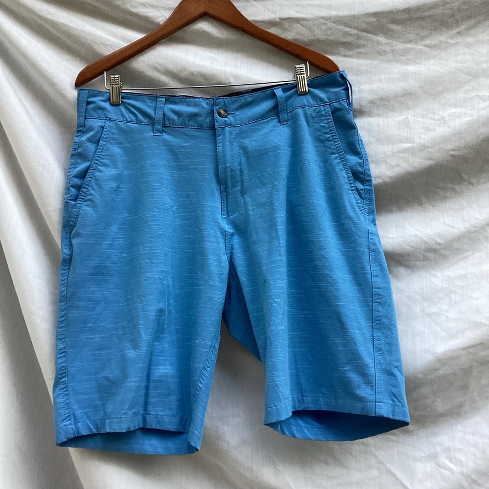 Trunks blue Multi-functional athletic shorts, size 34